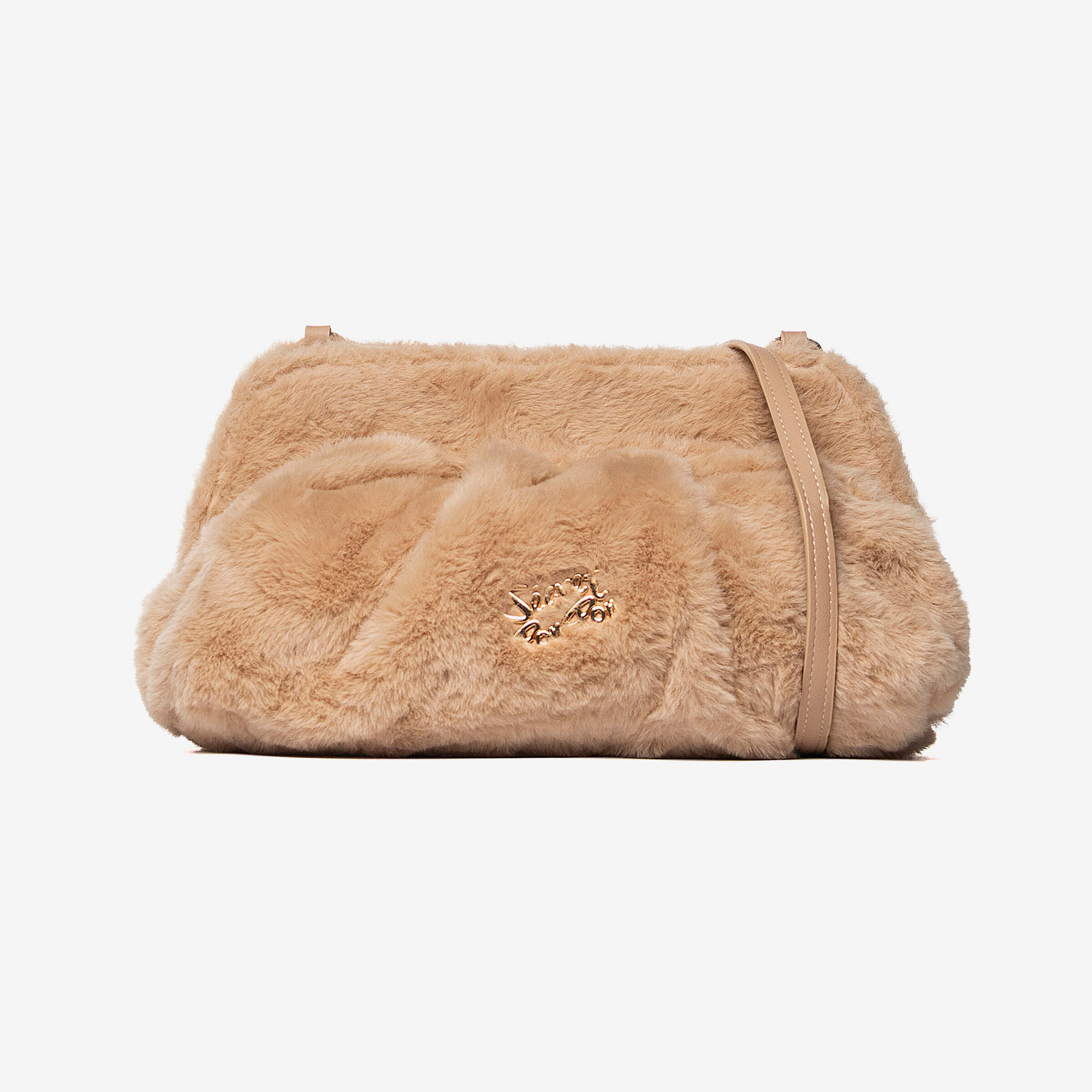 SECRET PON-PON Pochette Margaret Fur Clutch M Donna
