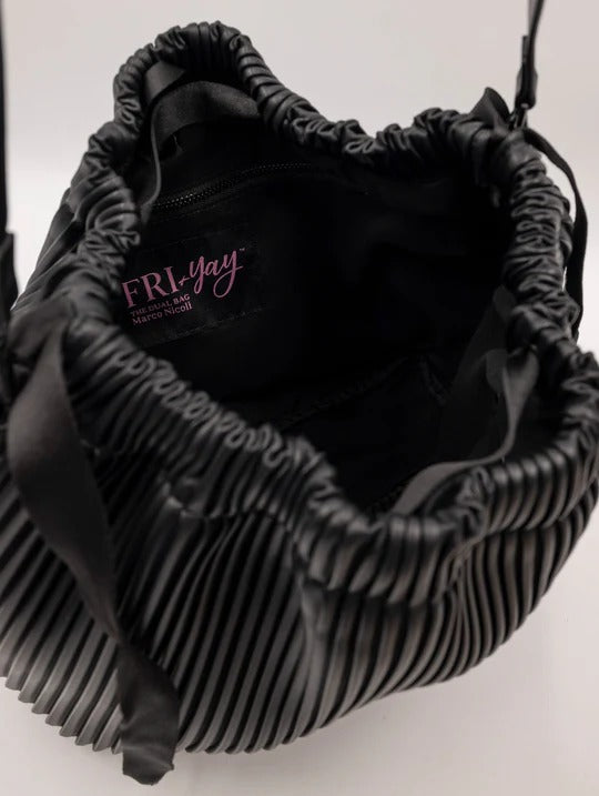 FRI-YAY Borsa A Spalla Plisse Yay YU_631 Donna
