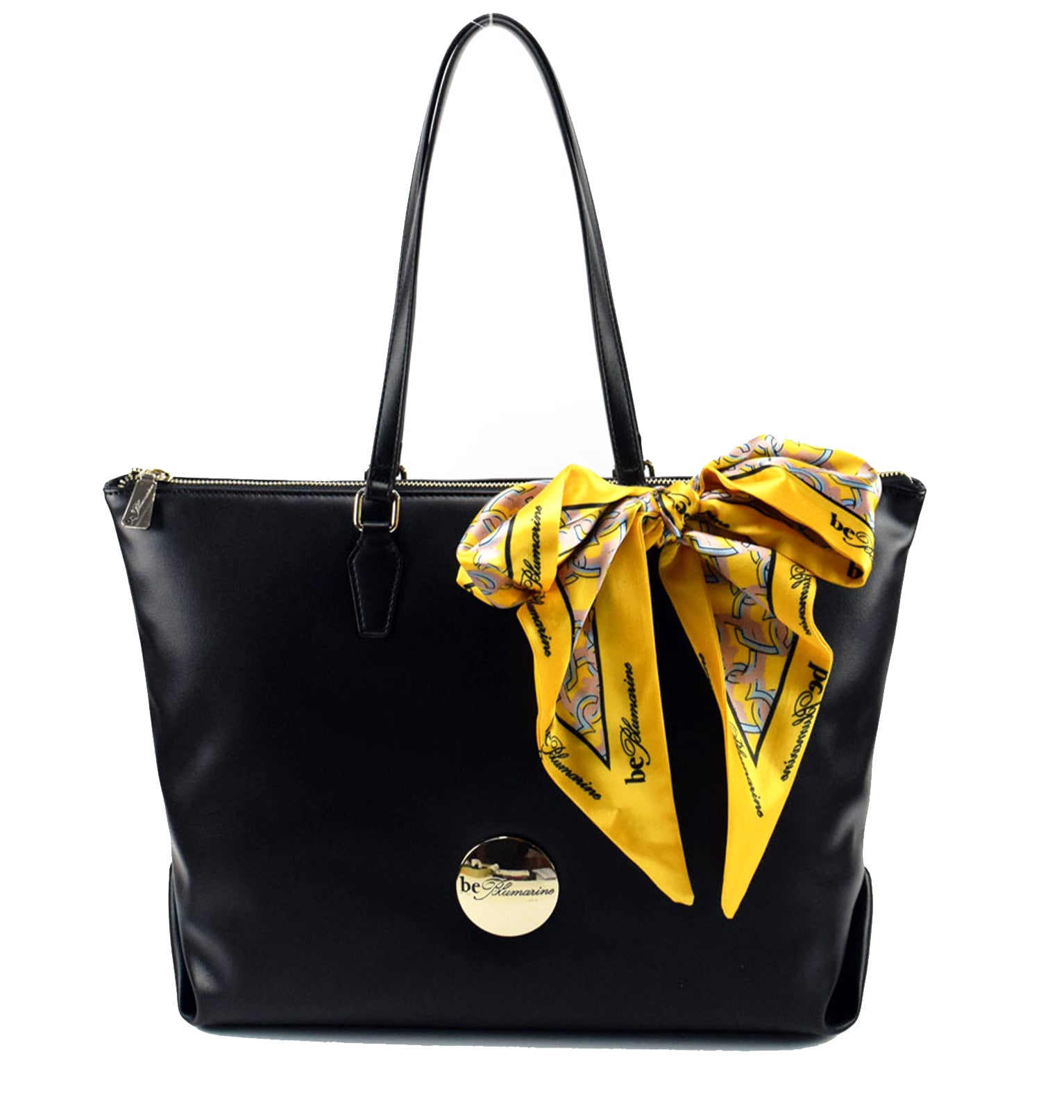 BE BLUMARINE Borsa Shopping con foularde LINEA JUSTINE