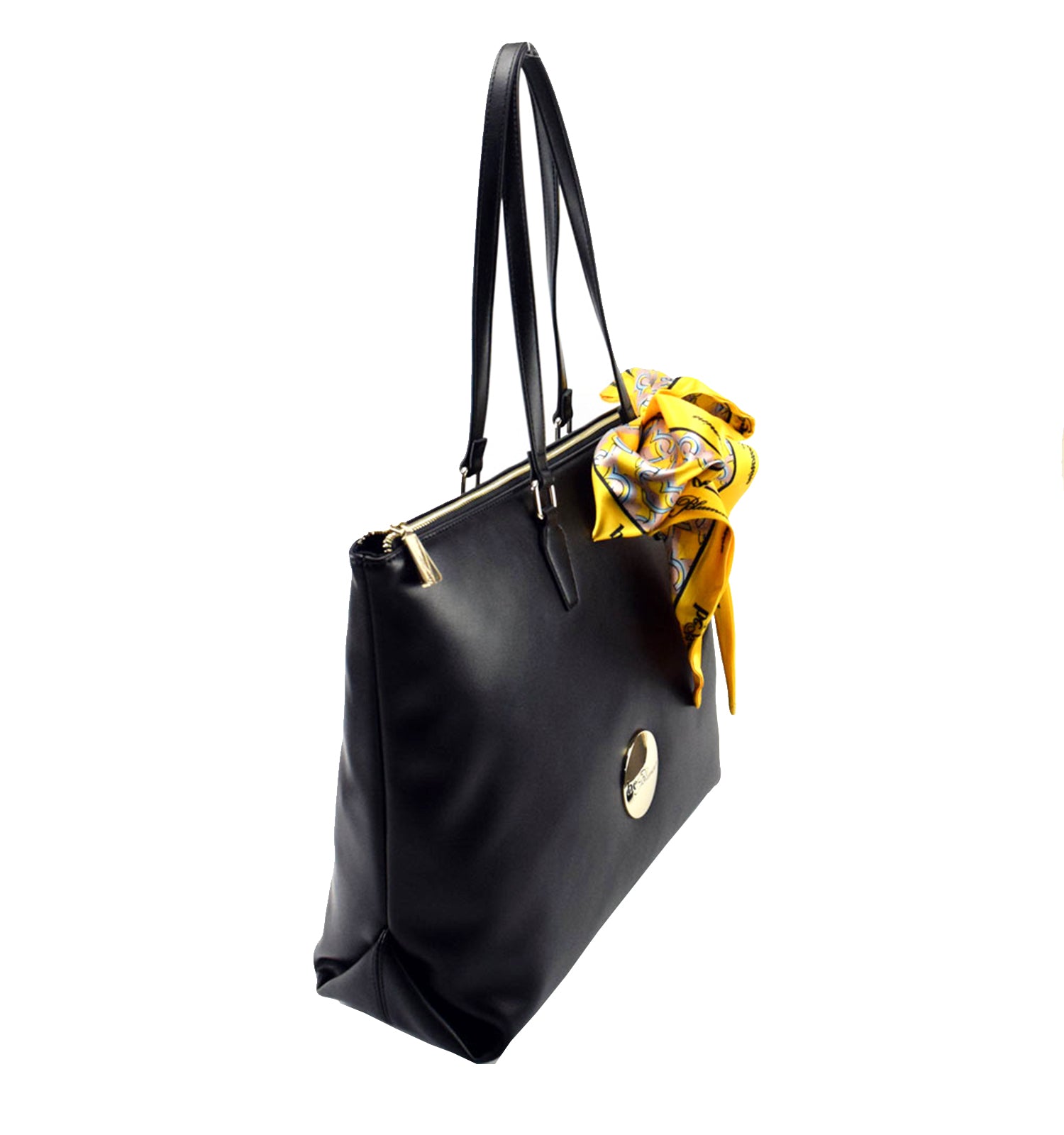 BE BLUMARINE Borsa Shopping con foularde LINEA JUSTINE